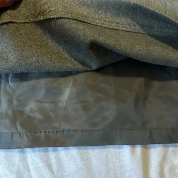 Gianni Bini Womens Belted Pocketed Wool Business Midi Dress size 12 Gray - Picture 5 of 6